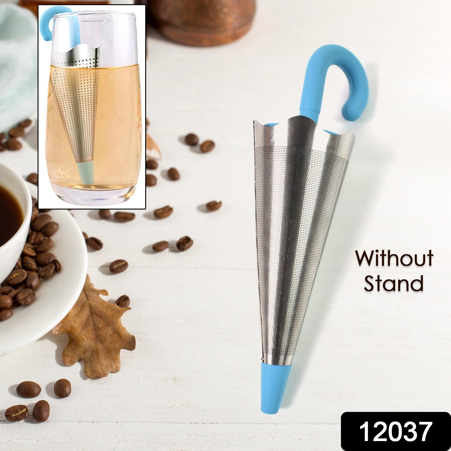 Reusable Cute Umbrella Tea Strainer Without Tray Stand (1 Pc Mix Color) Reusable Cute Umbrella Tea Strainer Without Tray Stand (1 Pc Mix Color)